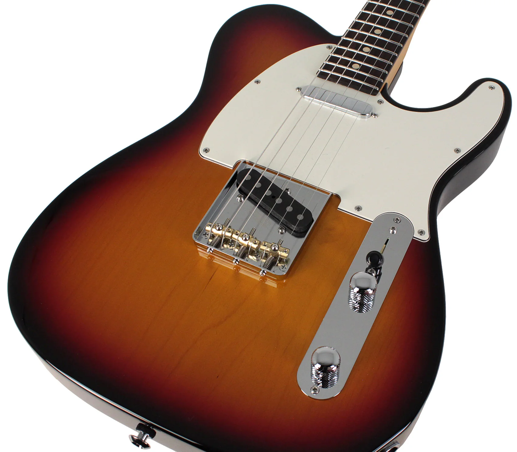 Suhr Classic T Guitar, Alder, 3 Tone Burst, Rosewood - Image 3