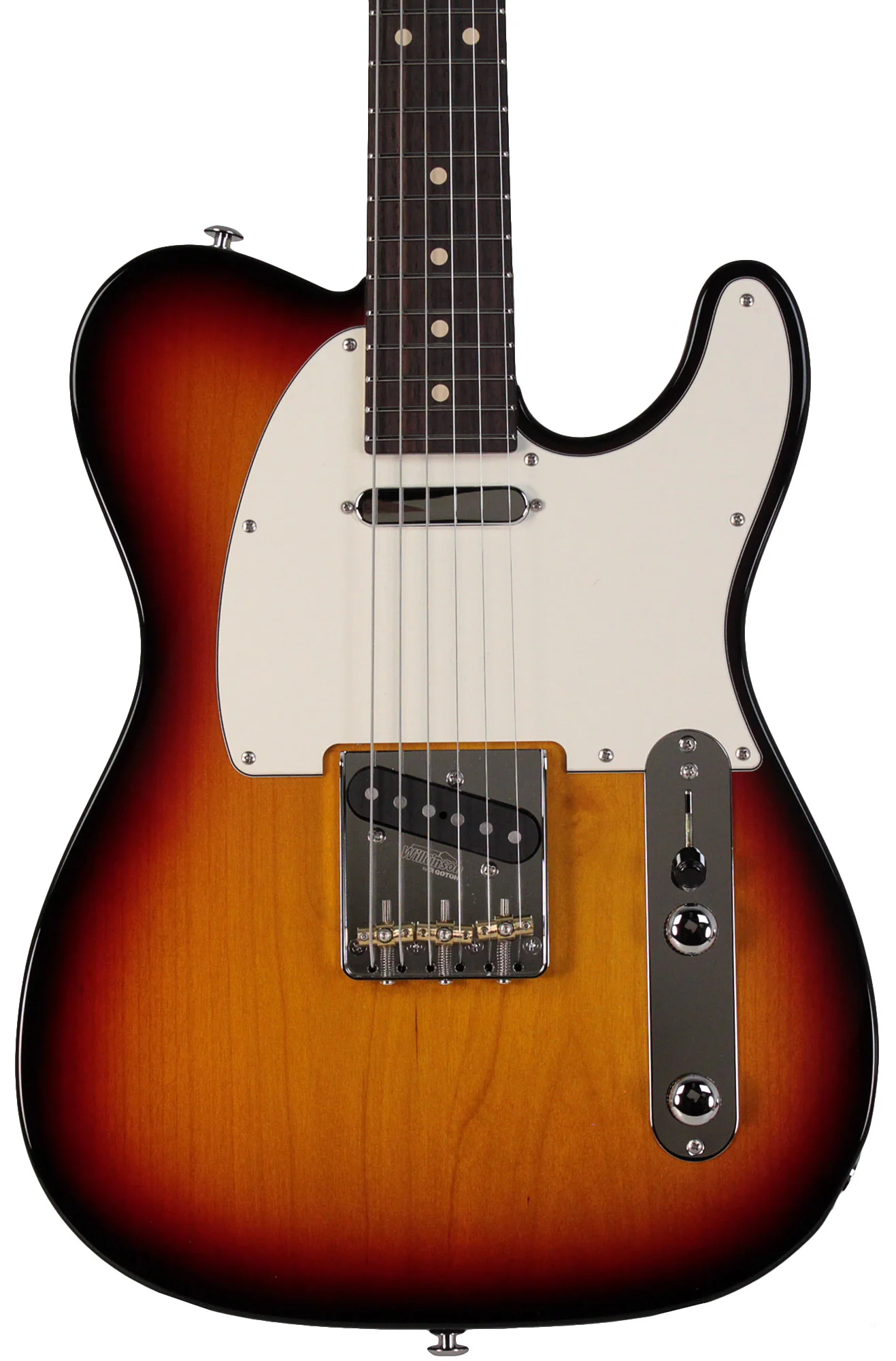 Suhr Classic T Guitar, Alder, 3 Tone Burst, Rosewood - Image 6