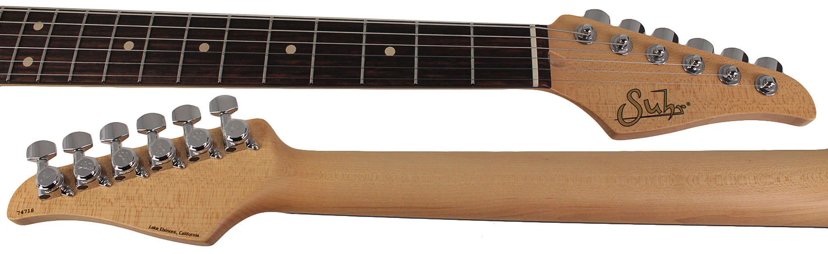Suhr Classic T Guitar, Alder, Olympic White, Rosewood - Image 8
