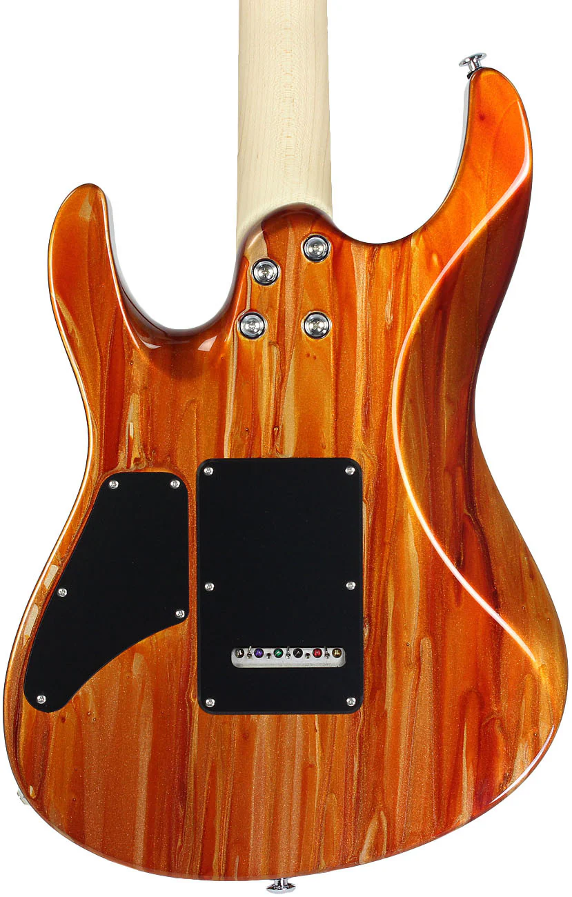 Suhr Modern Guitar - Root Beer Drip - Matching Headstock - Image 4