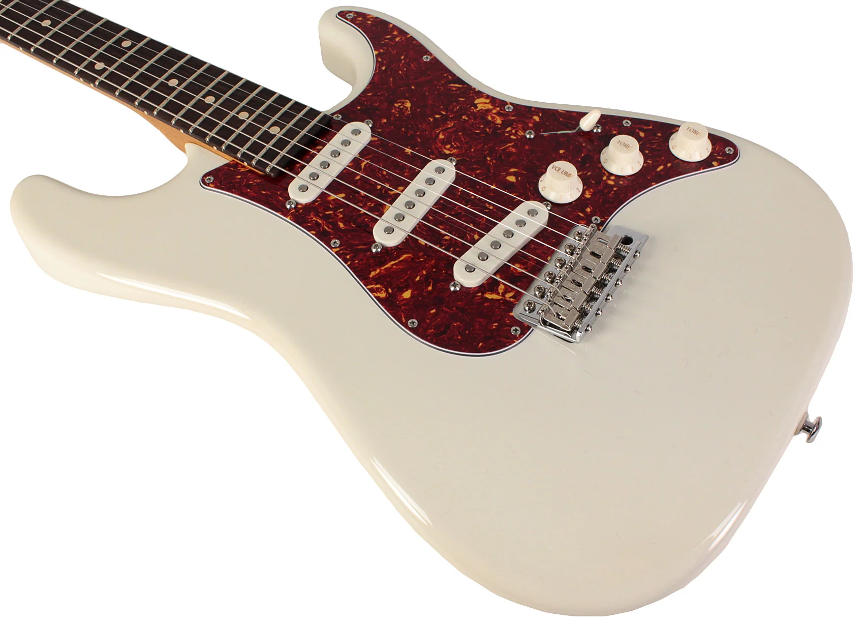 Suhr Scott Henderson Signature Classic S Guitar, Olympic White, Softshell - Image 3