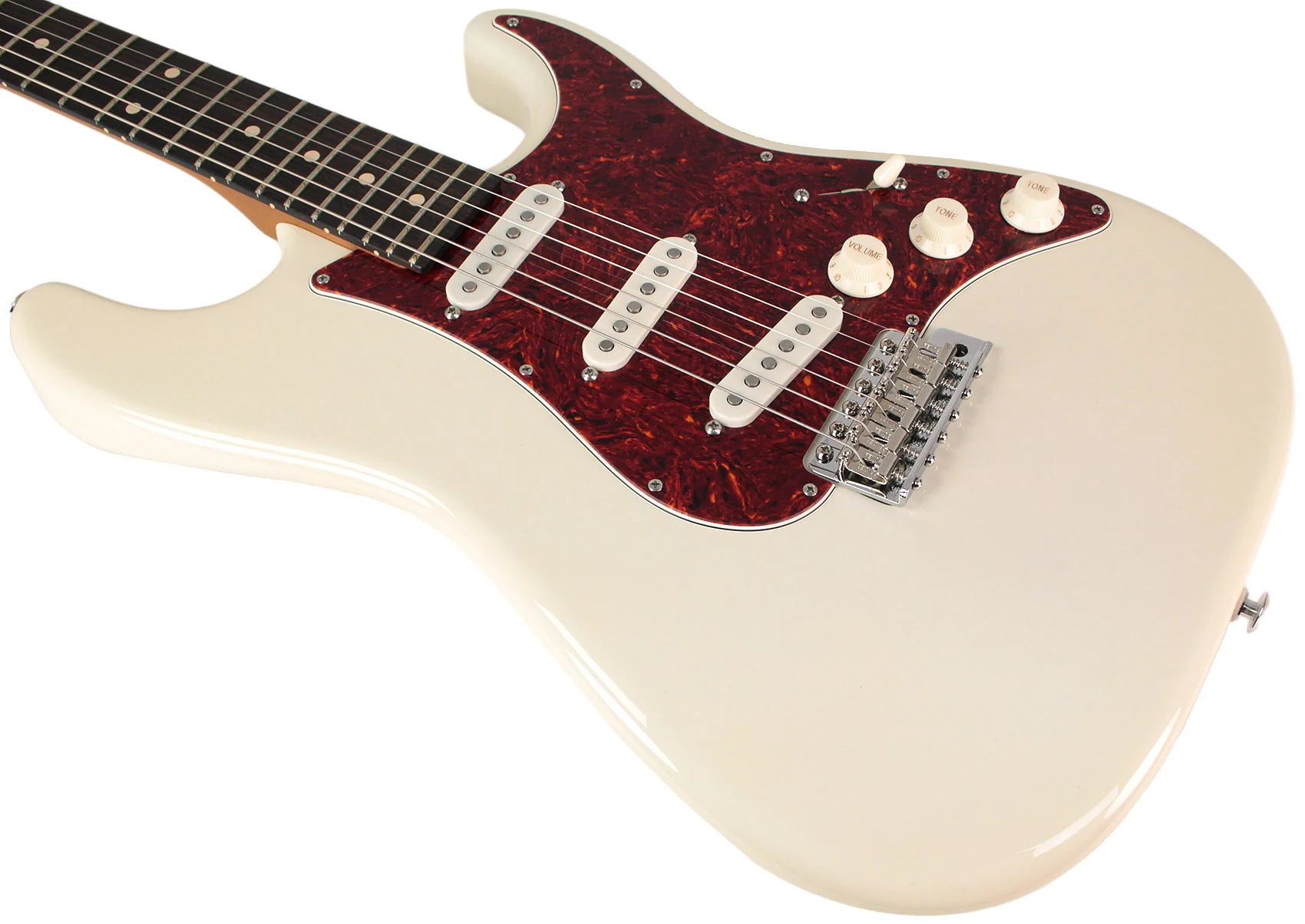 Suhr Scott Henderson Signature Classic S Guitar, Olympic White - Image 3