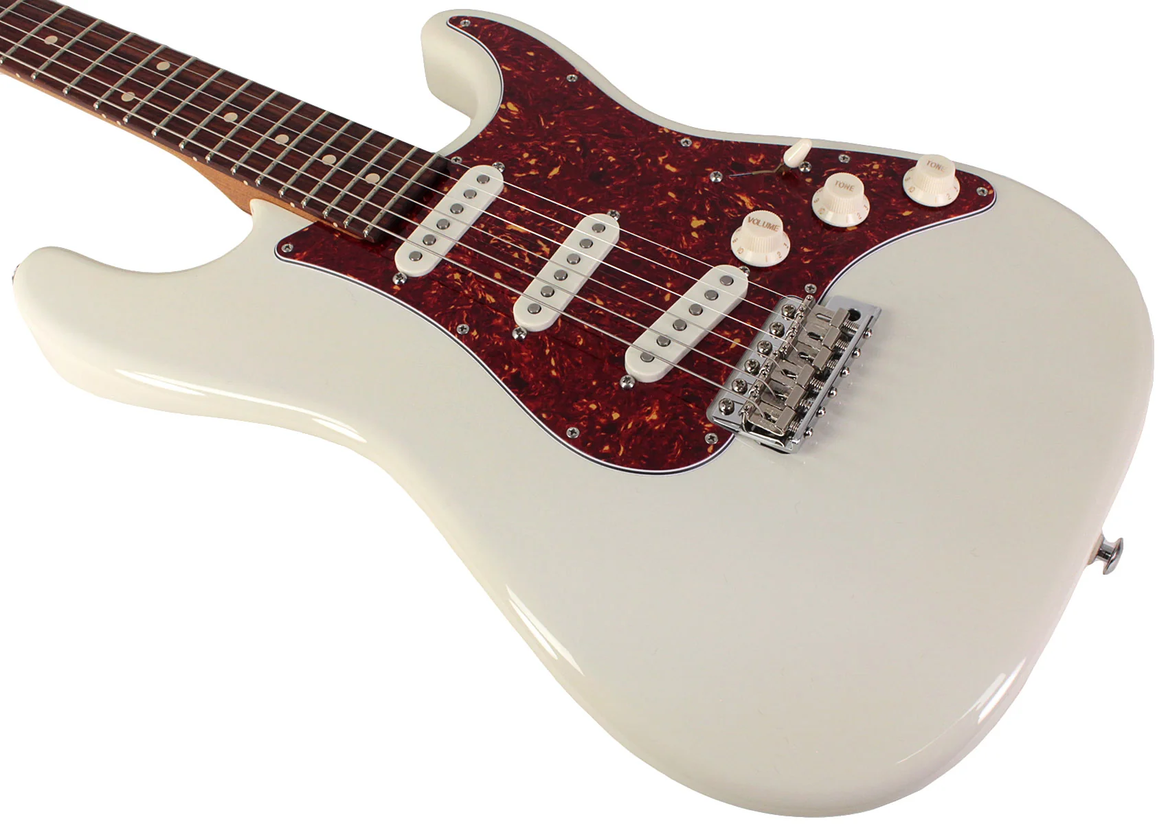 Suhr Scott Henderson Signature Classic S Guitar, Olympic White - Image 4