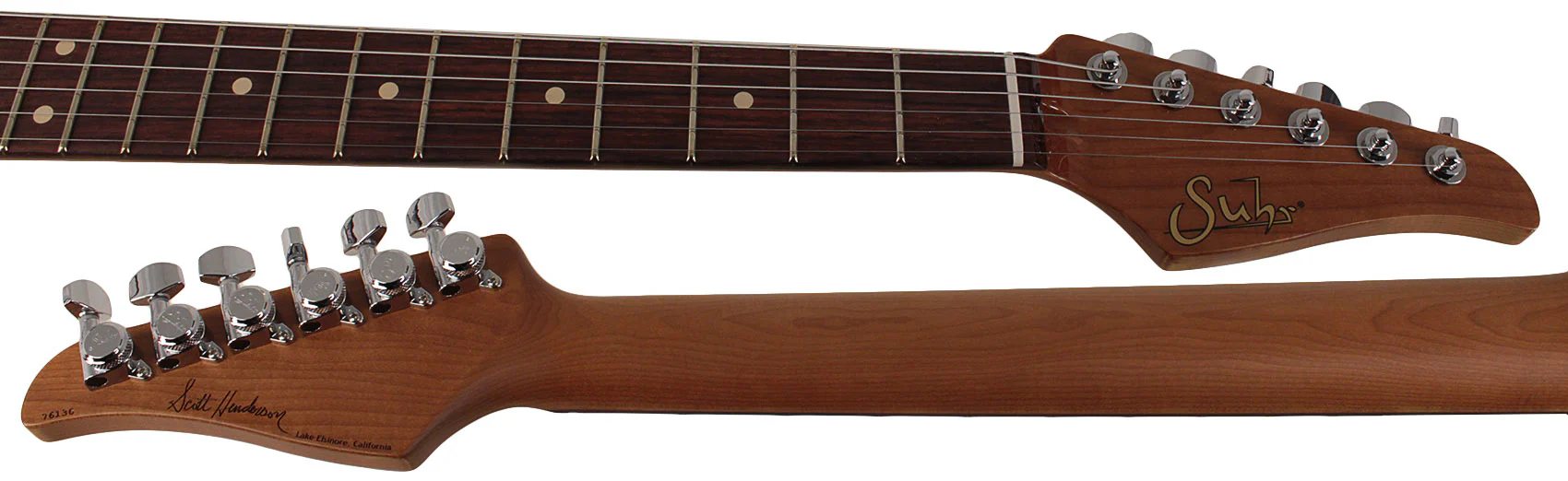 Suhr Scott Henderson Signature Classic S Guitar, Olympic White - Image 6