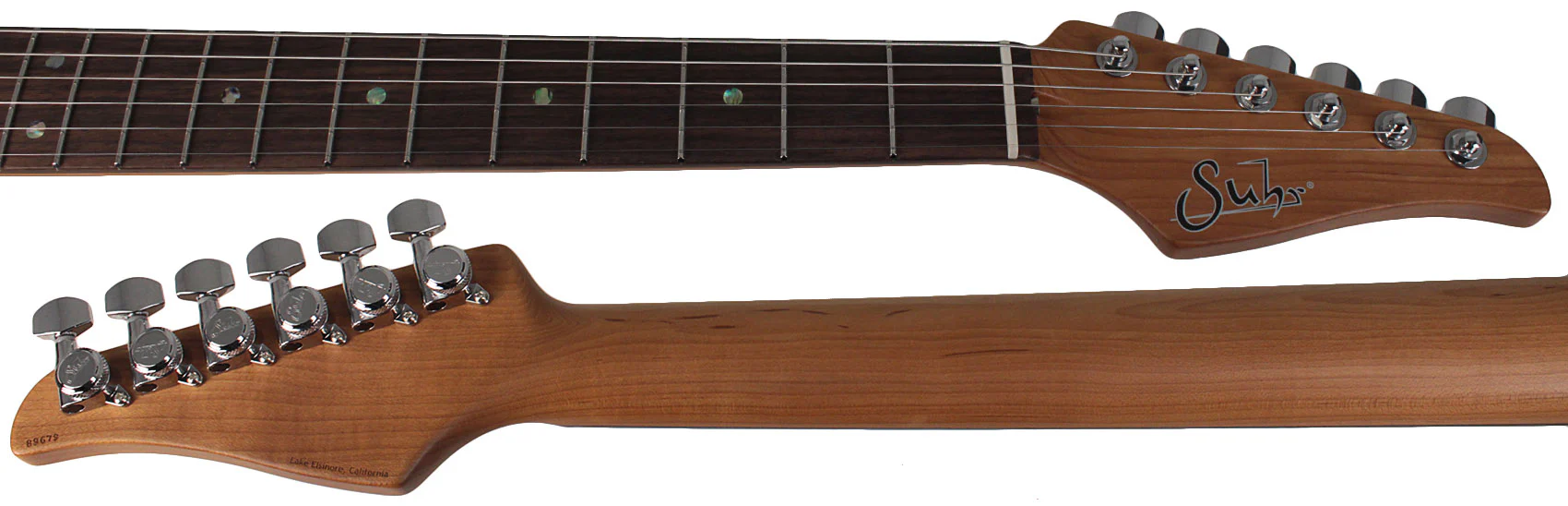 Suhr Select Alt T Cat's Eye Guitar, 3-Tone Burst, Tortoise Shell - Image 8