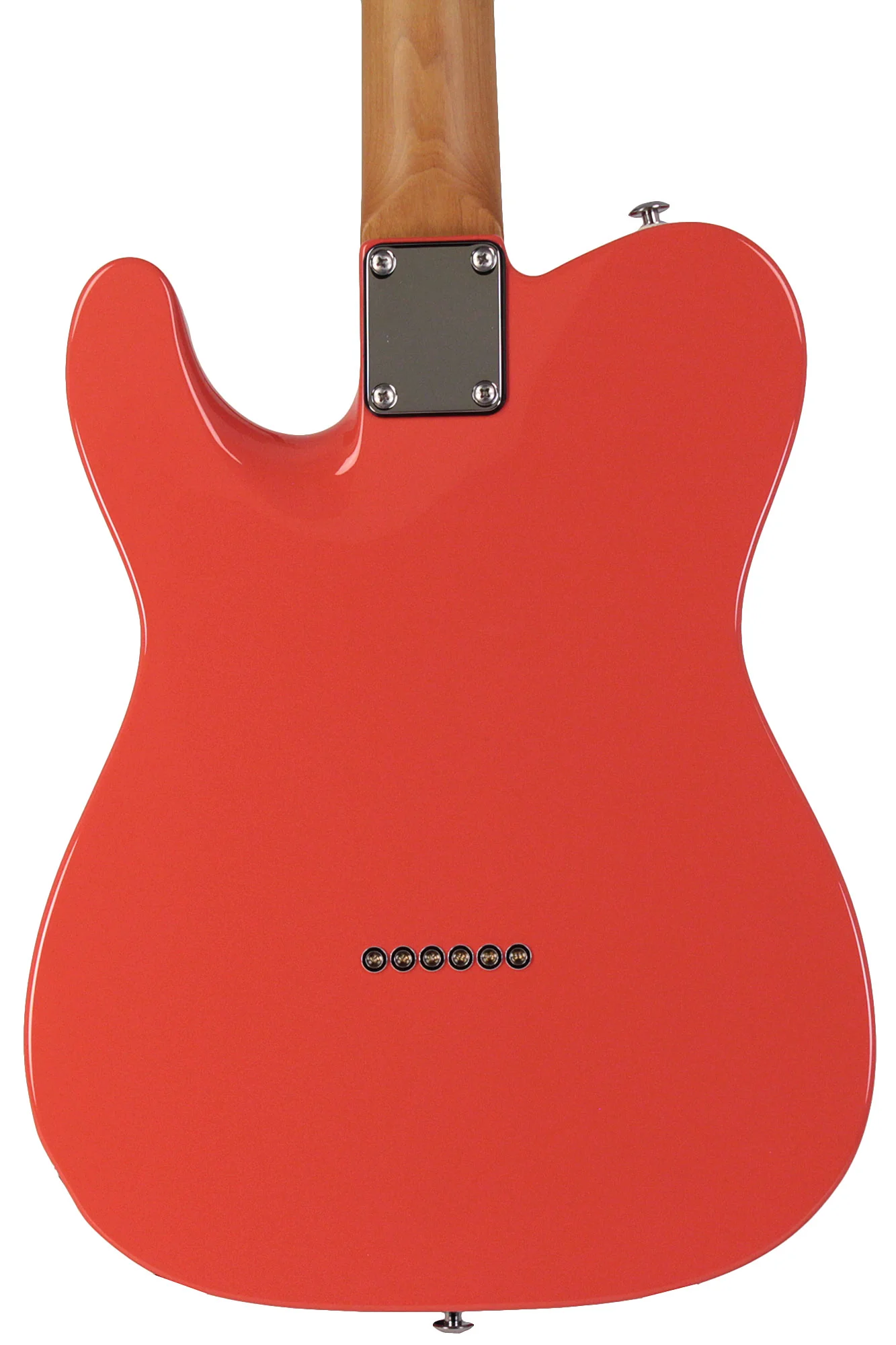 Suhr Select Alt T Cat's Eye Guitar, Fiesta Red, Tortoise Shell - Image 5