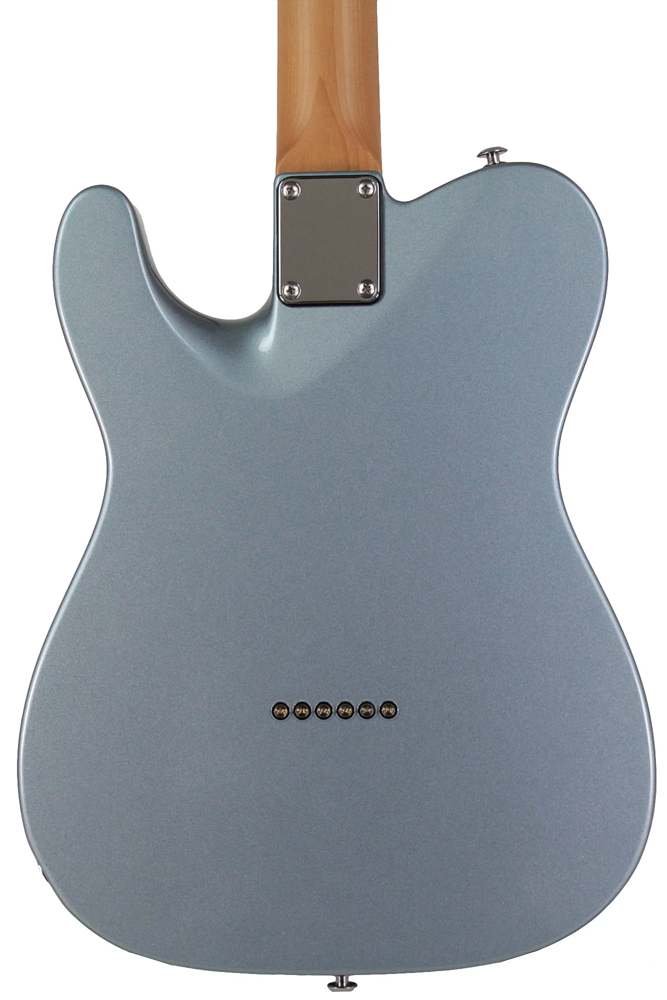 Suhr Select Alt T Cat's Eye Guitar, Ice Blue Metallic, Tortoise Shell - Image 5