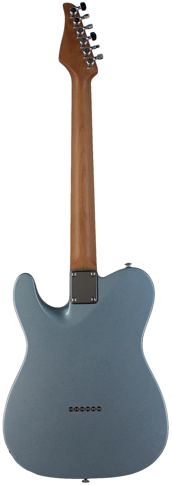 Suhr Select Alt T Cat's Eye Guitar, Ice Blue Metallic, Tortoise Shell - Image 7