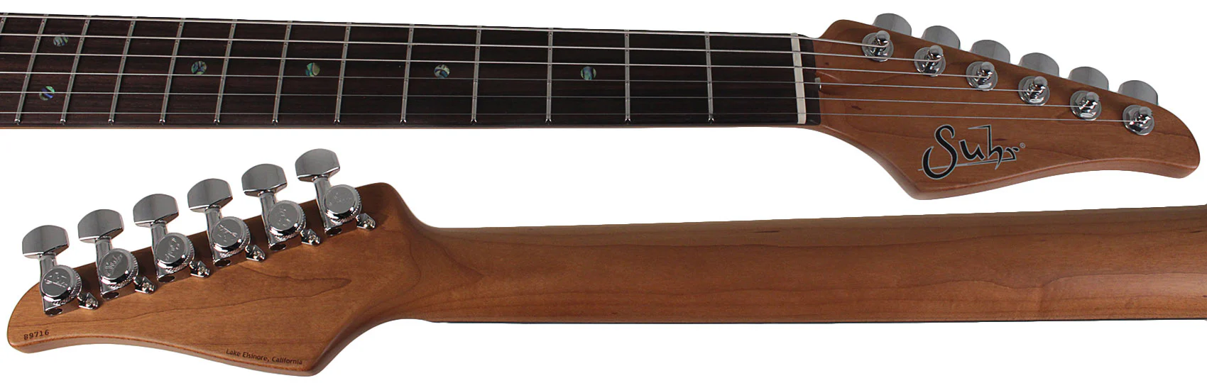 Suhr Select Alt T Cat's Eye Guitar, Ocean Turquoise Metallic, Tortoise Shell - Image 8