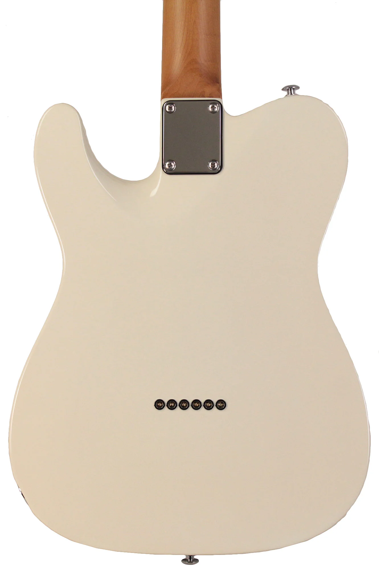 Suhr Select Alt T Cat's Eye Guitar, Olympic White, Tortoise Shell - Image 7
