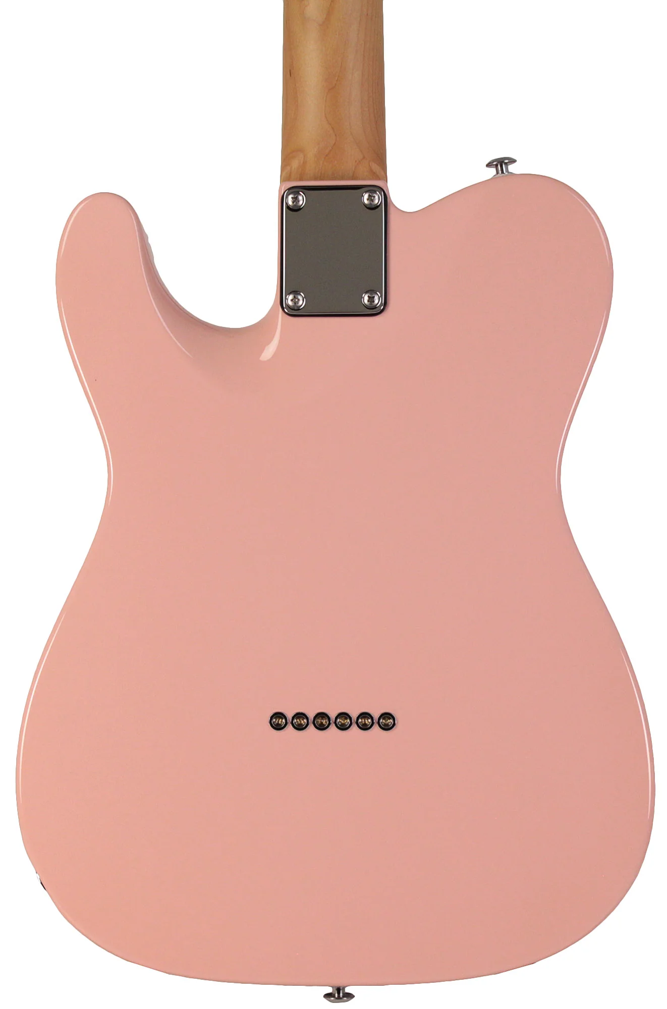 Suhr Select Alt T Cat's Eye Guitar, Shell Pink, Parchment - Image 7