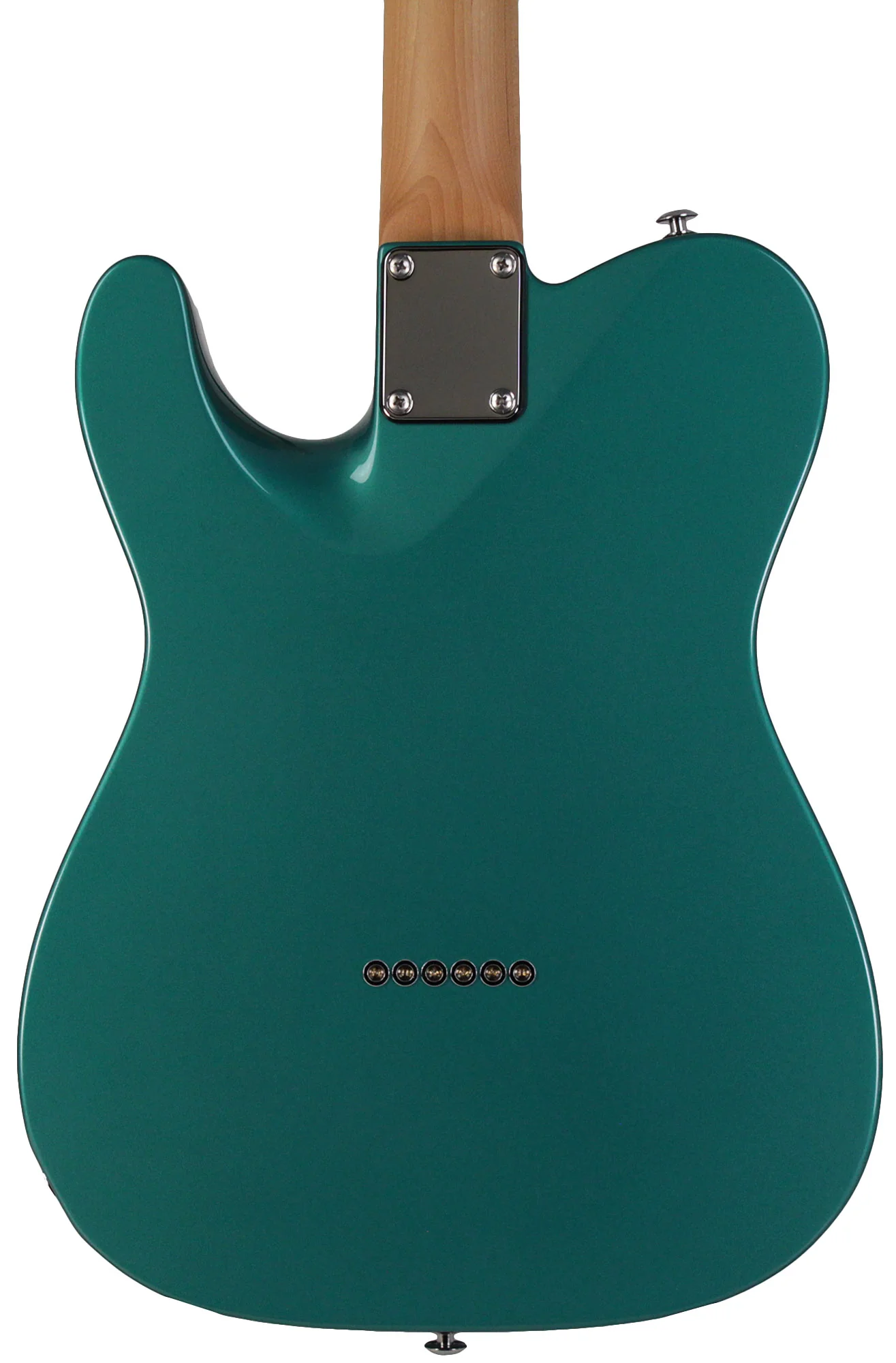 Suhr Select Alt T Cat's Eye Guitar, Sherwood Green Metallic, Tortoise Shell - Image 7