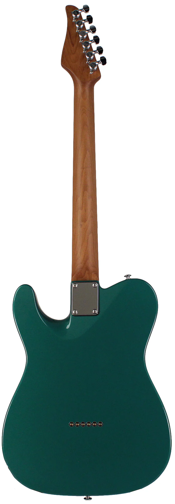 Suhr Select Alt T Cat's Eye Guitar, Sherwood Green Metallic, Tortoise Shell - Image 7