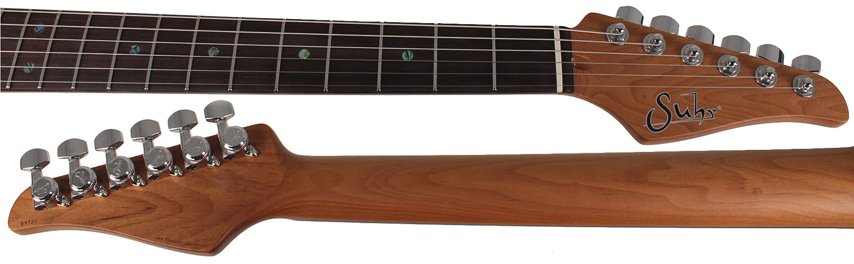 Suhr Select Alt T Cat's Eye Guitar, Sherwood Green Metallic, Tortoise Shell - Image 8