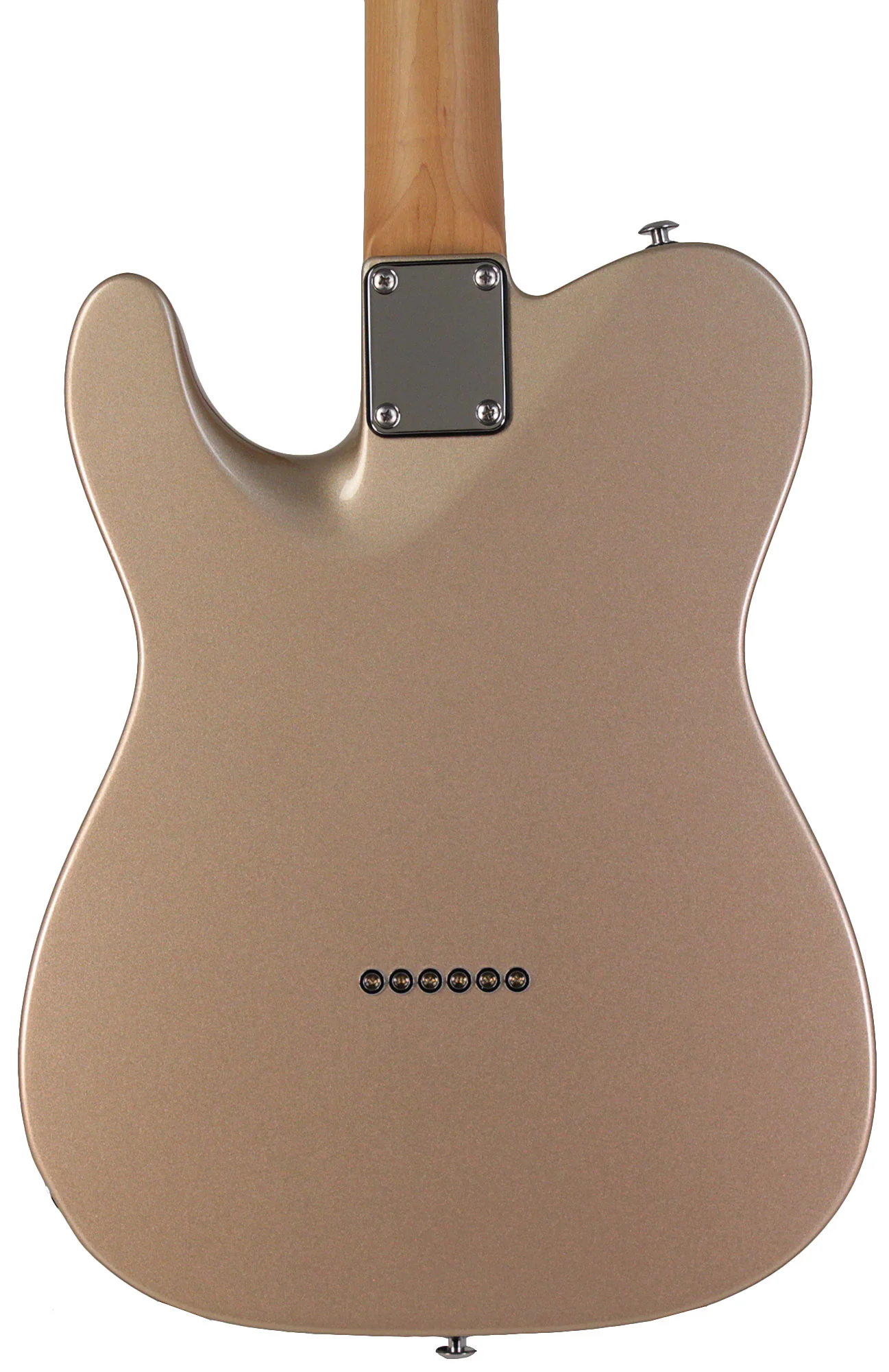 Suhr Select Alt T Cat's Eye Guitar, Shoreline Gold, Black - Image 7