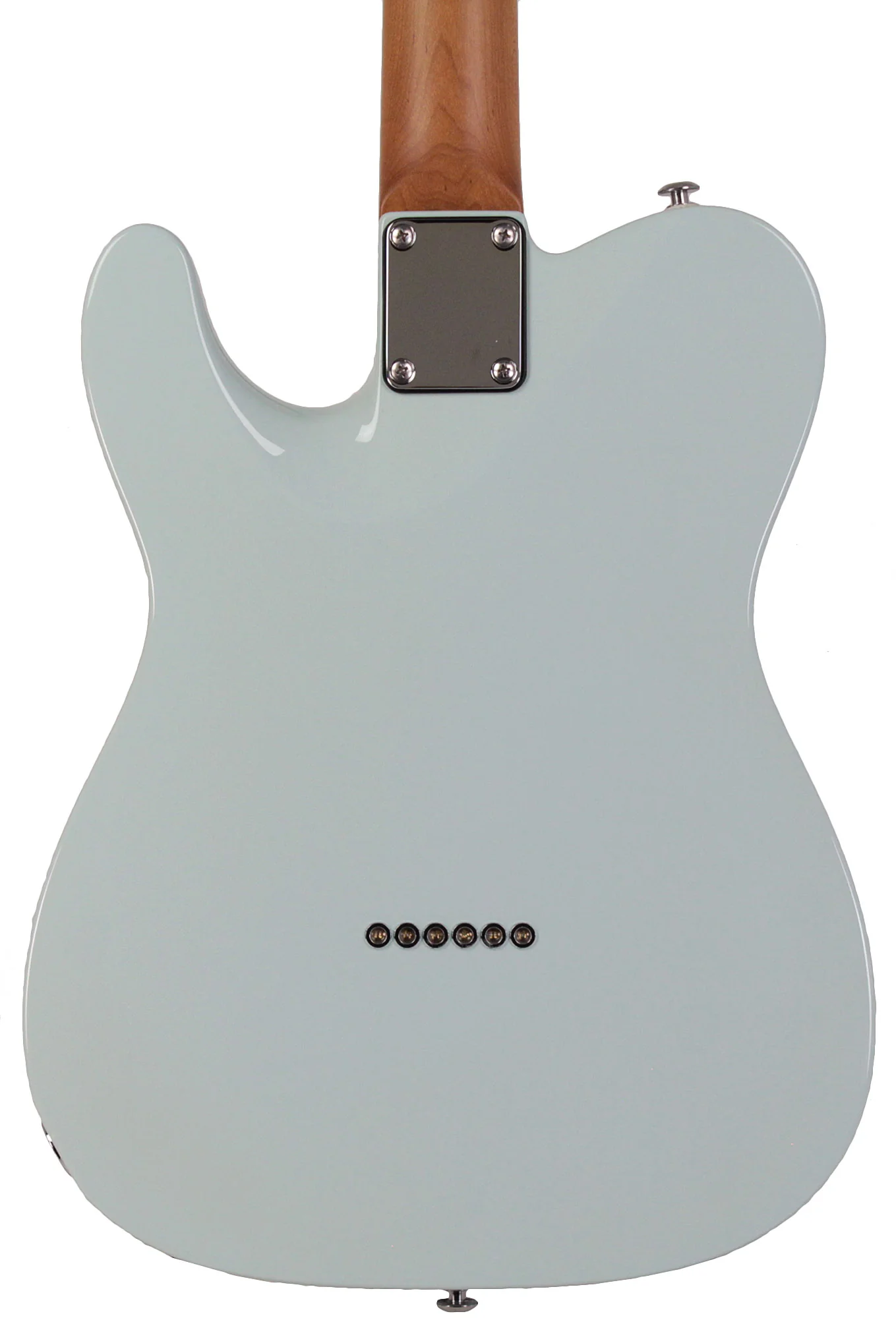Suhr Select Alt T Cat's Eye Guitar, Sonic Blue, Parchment - Image 7