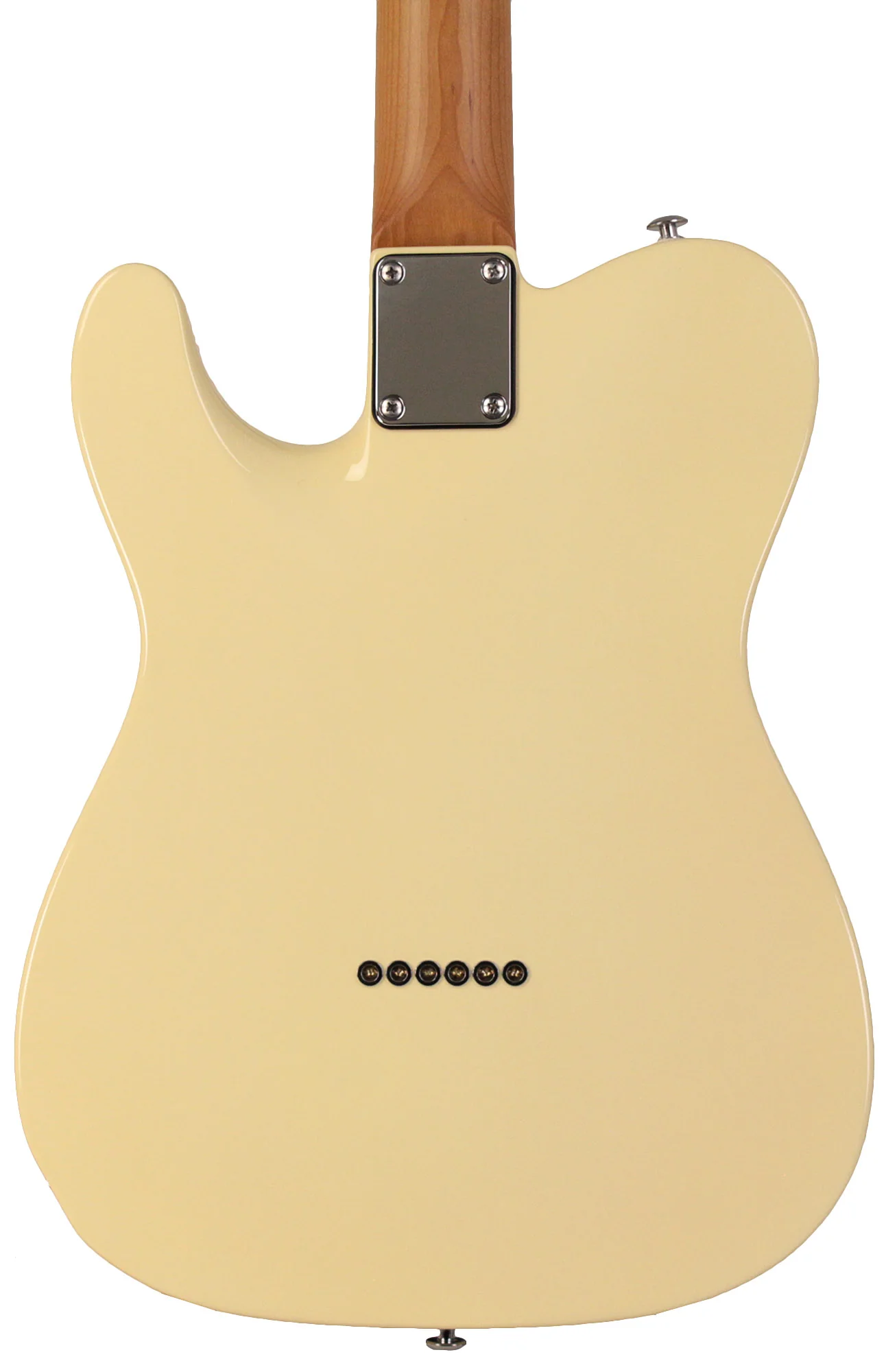 Suhr Select Alt T Cat's Eye Guitar, Vintage White, Tortoise Shell - Image 7