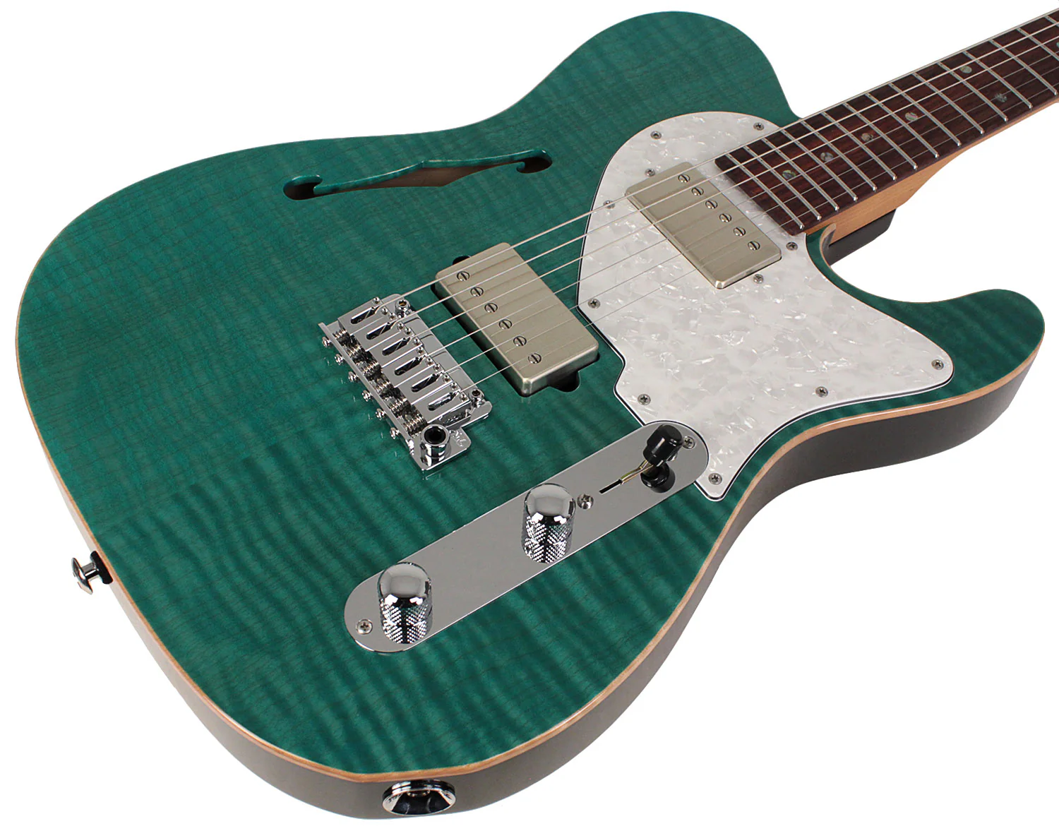Suhr Select Alt T Guitar, Bahama Blue - Image 2