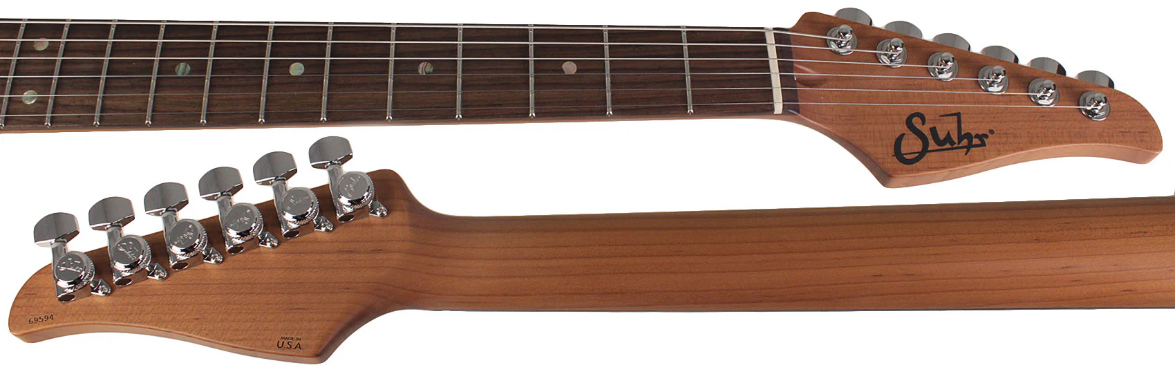 Suhr Select Alt T Guitar, Faded Trans Whale Blue Burst - Image 8