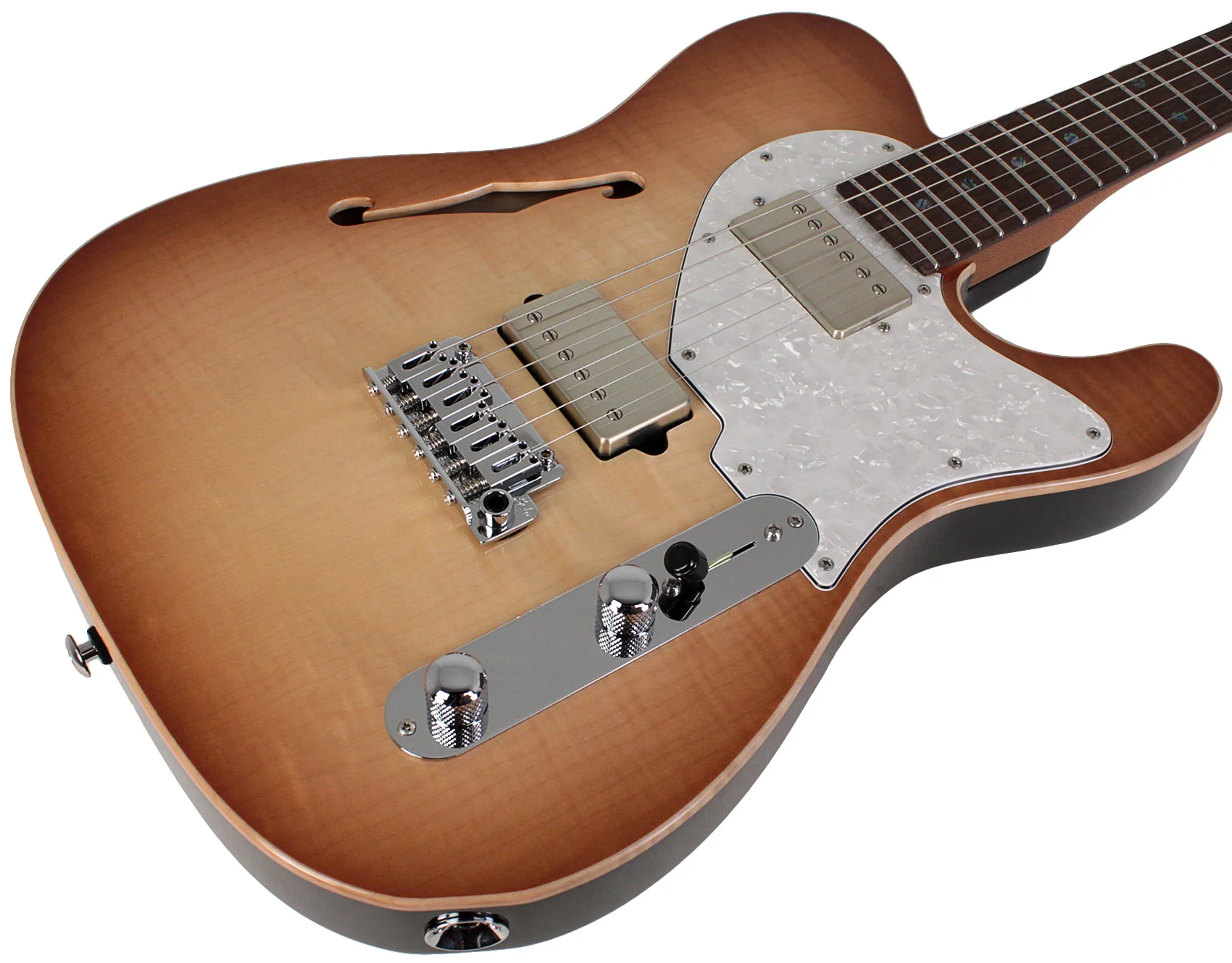 Suhr Select Alt T Guitar, Natural Burst - Image 2