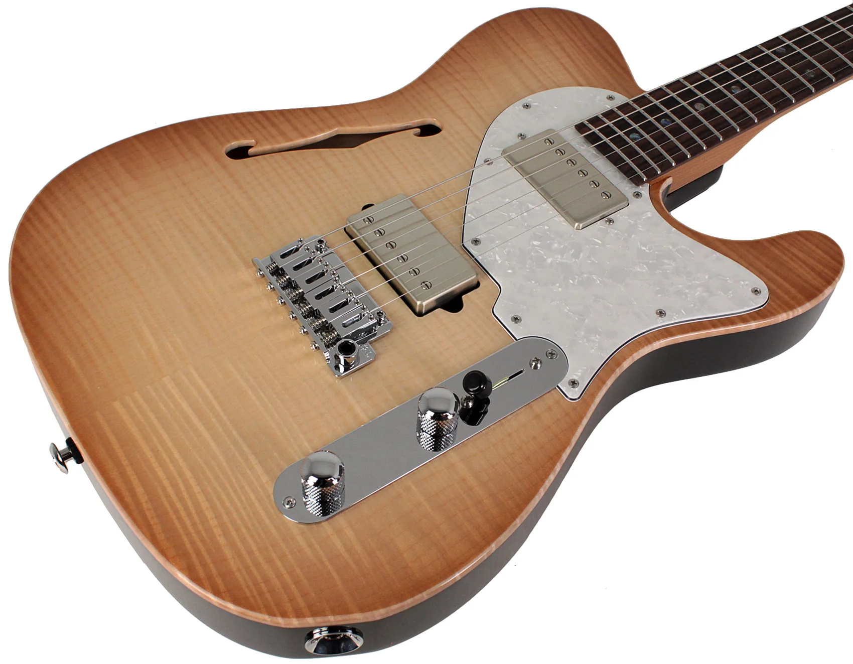 Suhr Select Alt T Guitar, Natural Burst - Image 2
