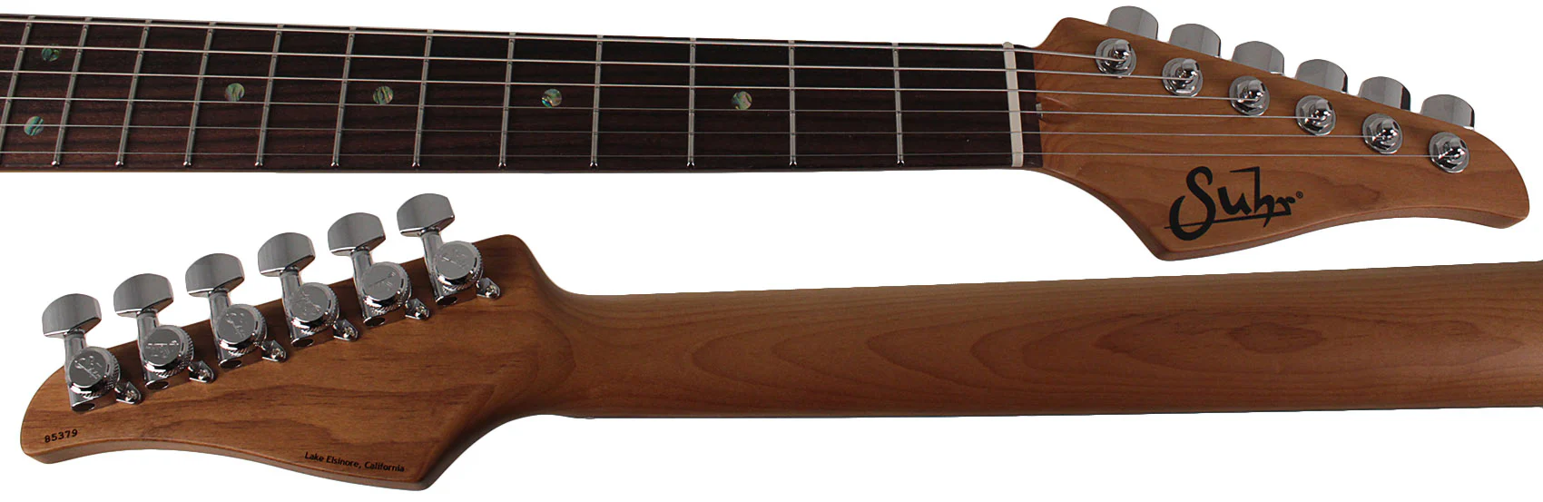 Suhr Select Alt T Guitar, Trans Charcoal Burst - Image 8