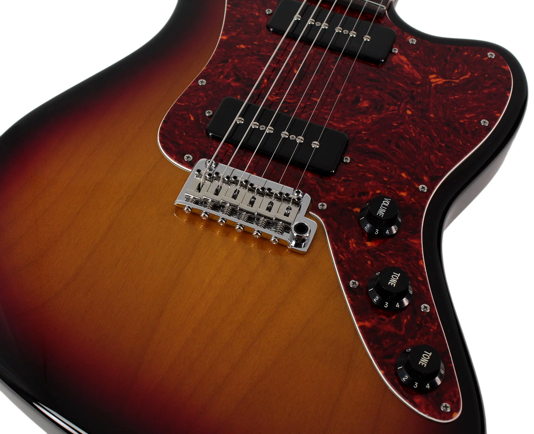 Suhr Select Classic JM Guitar, Roasted Neck, 3-Tone Burst, S90, 510 - Image 3