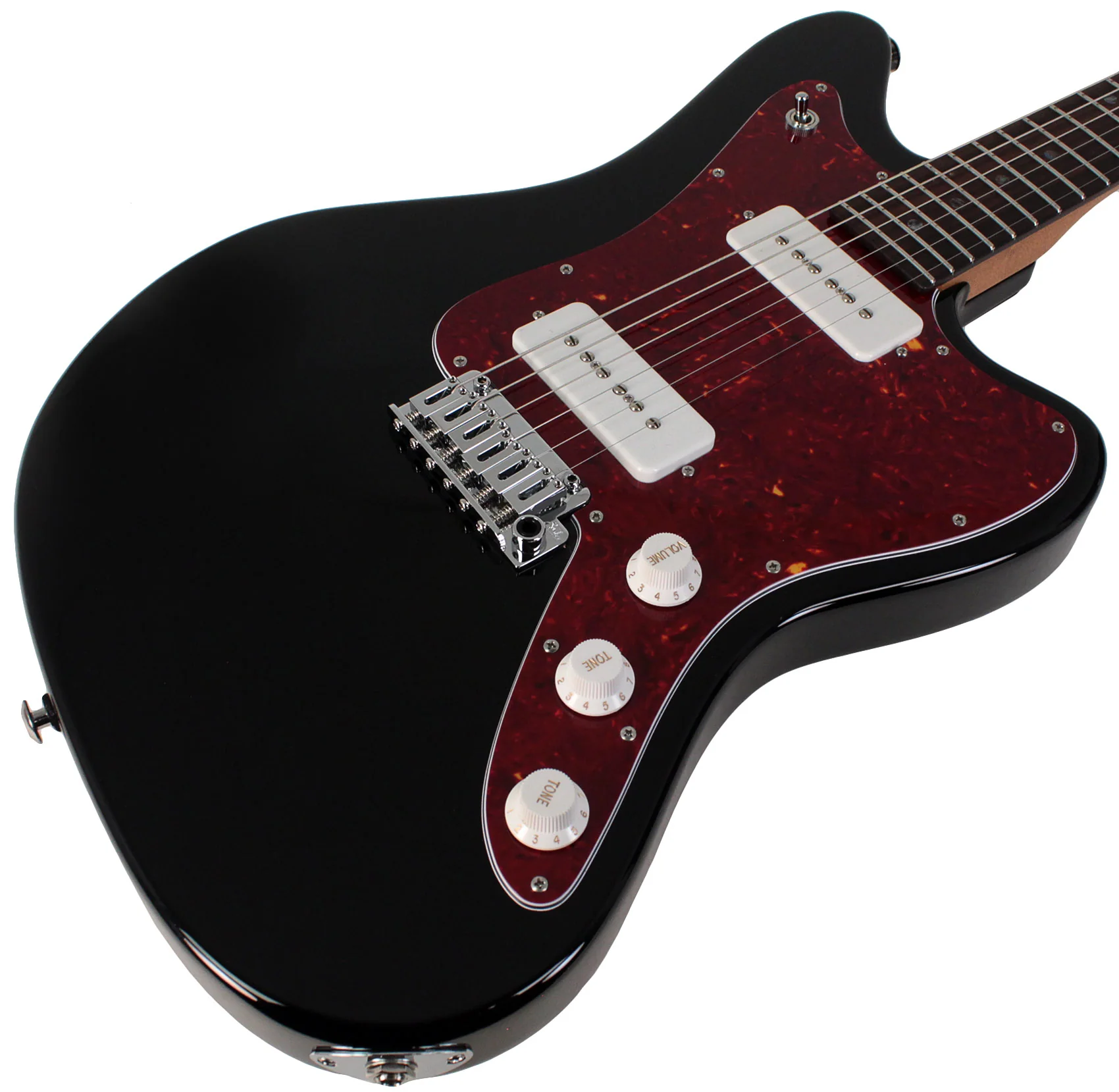 Suhr Select Classic JM Guitar, Roasted Neck, Black - Image 2