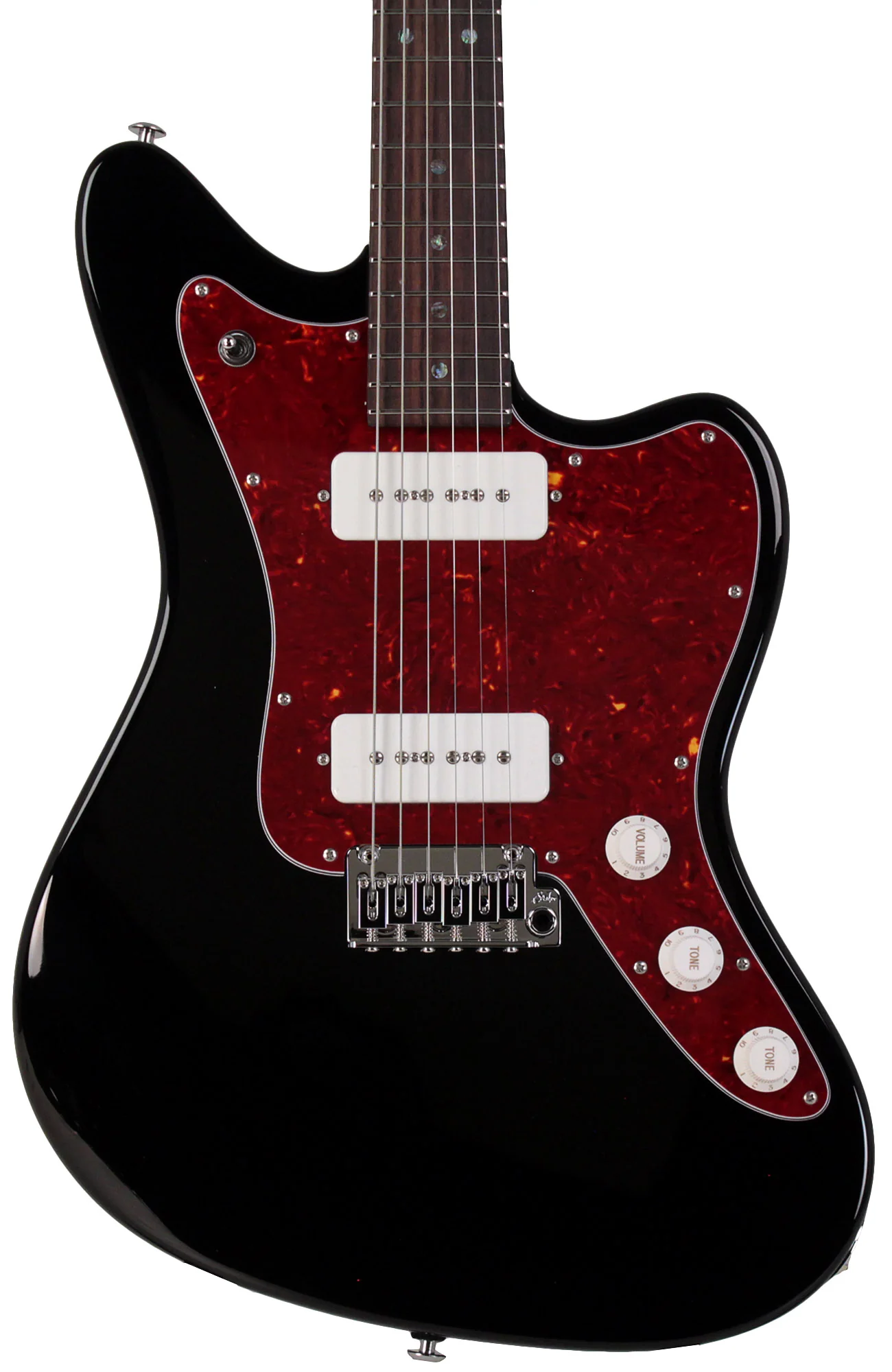 Suhr Select Classic JM Guitar, Roasted Neck, Black - Image 6