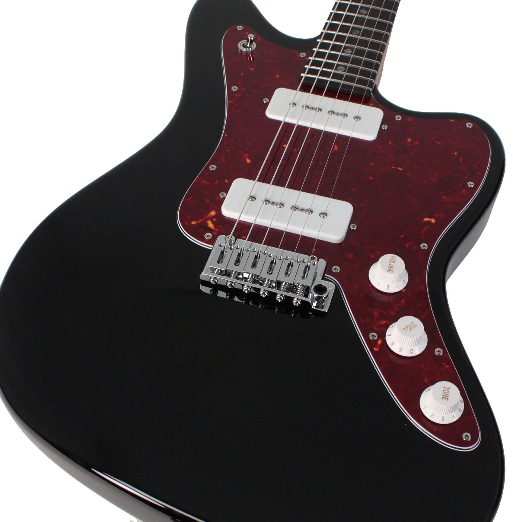Suhr Select Classic JM Guitar, Roasted Neck, Black - Image 3