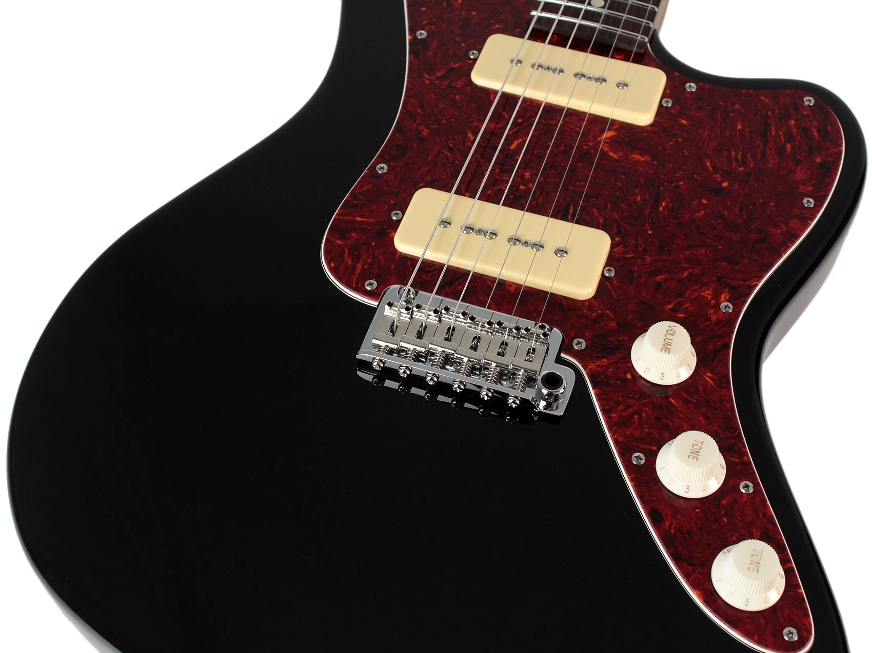 Suhr Select Classic JM Guitar, Roasted Neck, Black, S90, 510 - Image 3