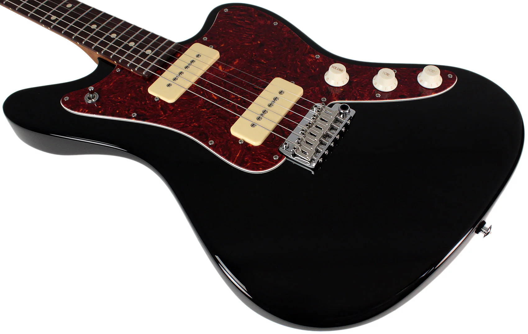 Suhr Select Classic JM Guitar, Roasted Neck, Black, S90, 510 - Image 4