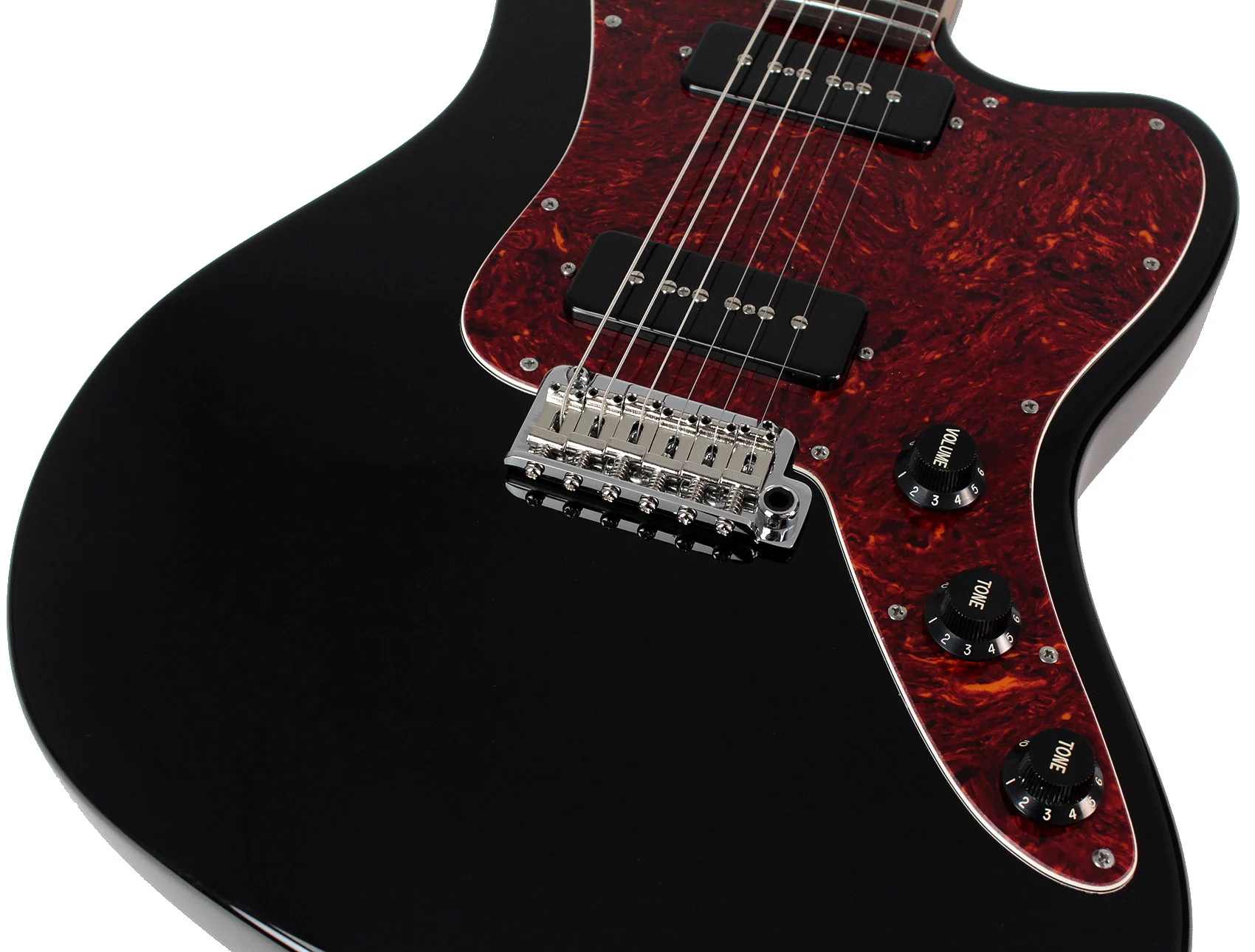 Suhr Select Classic JM Guitar, Roasted Neck, Black, S90, 510 - Image 3