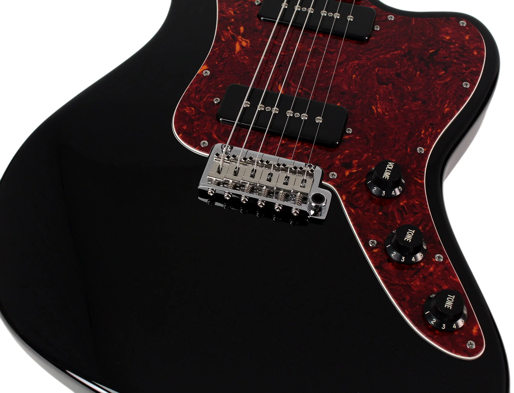 Suhr Select Classic JM Guitar, Roasted Neck, Black, S90, 510 - Image 3