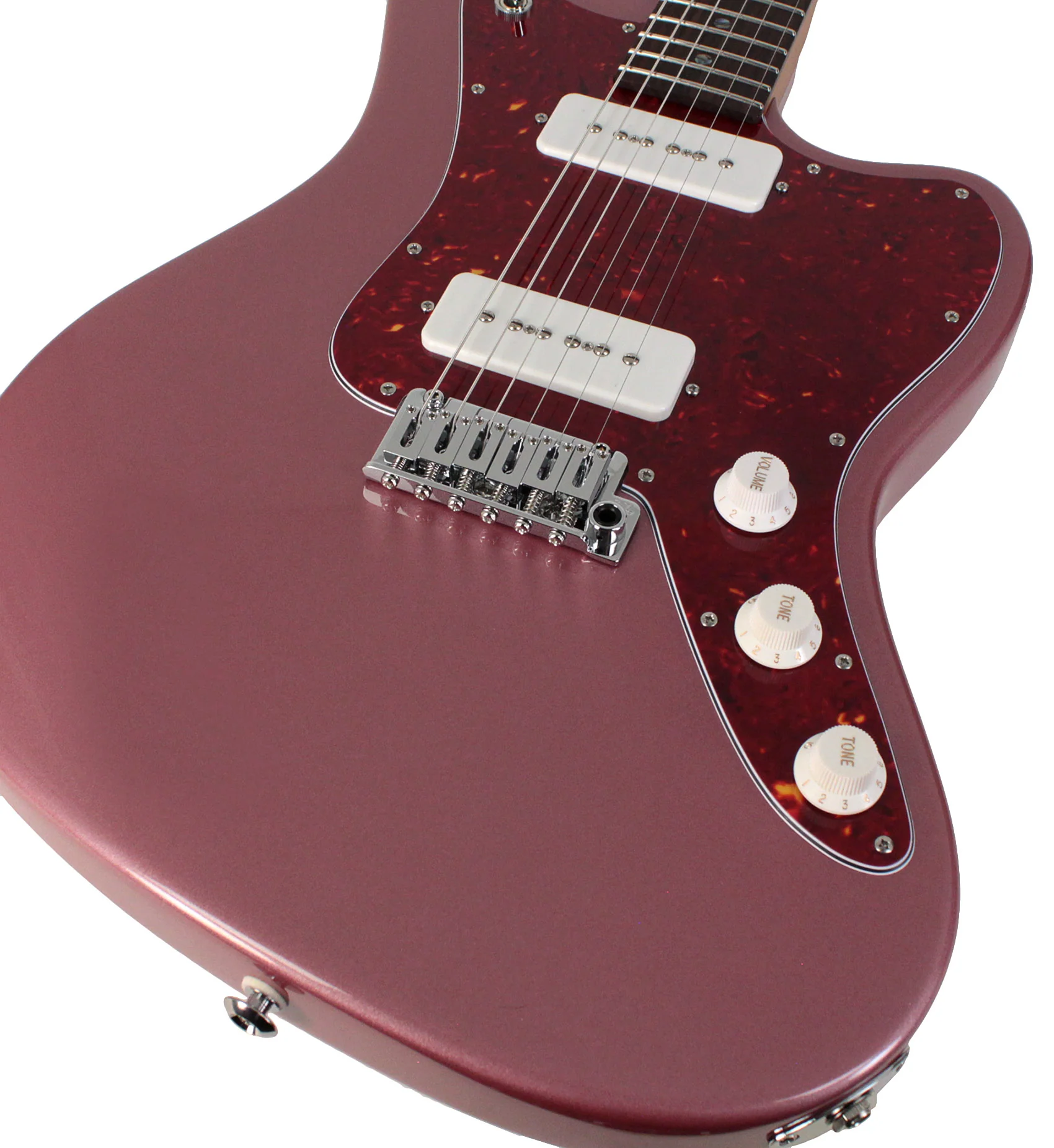 Suhr Select Classic JM Guitar, Roasted Neck, Burgundy Mist Metallic - Image 3