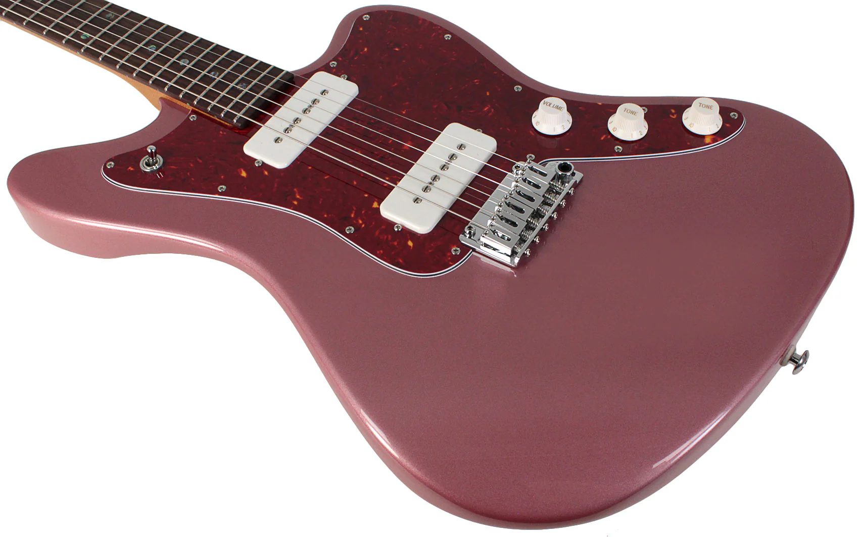 Suhr Select Classic JM Guitar, Roasted Neck, Burgundy Mist Metallic - Image 4