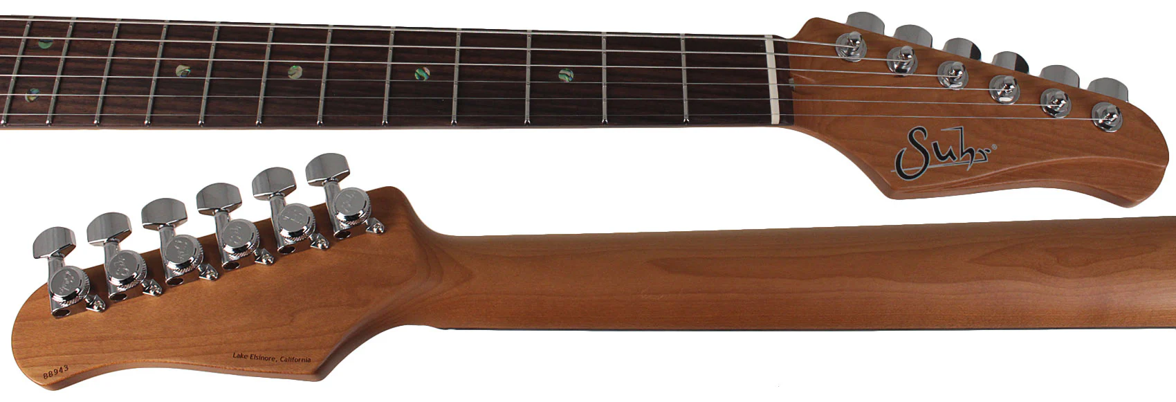 Suhr Select Classic JM Guitar, Roasted Neck, Burgundy Mist Metallic - Image 8