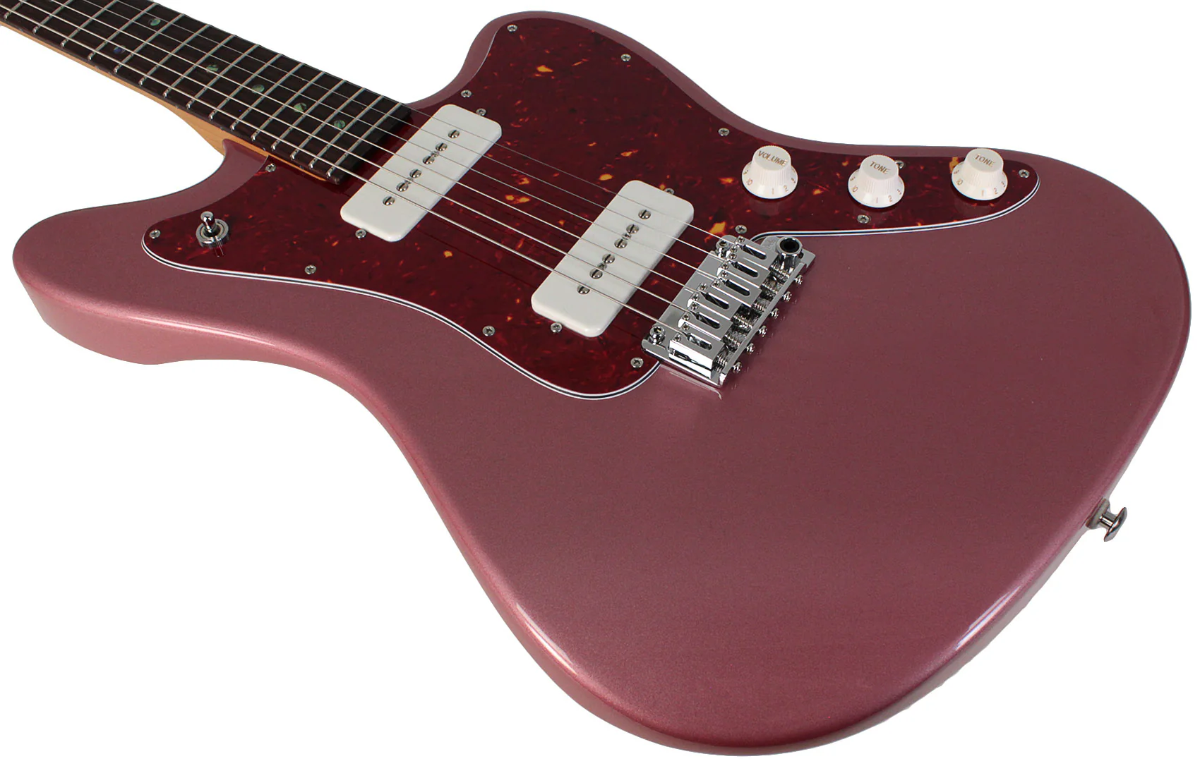 Suhr Select Classic JM Guitar, Roasted Neck, Burgundy Mist Metallic - Image 4