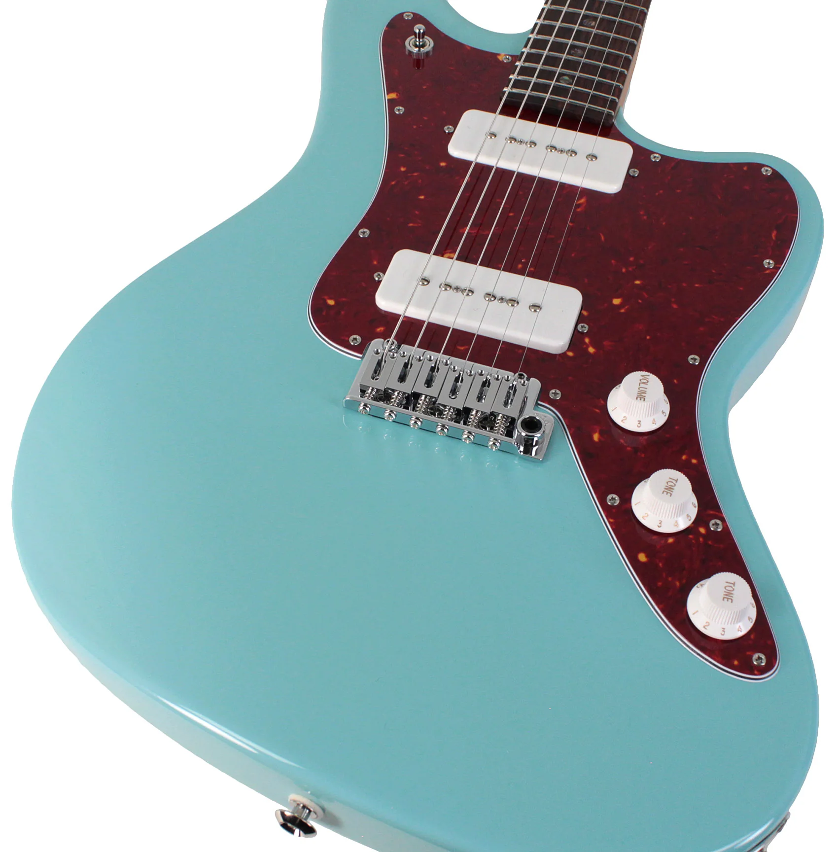 Suhr Select Classic JM Guitar, Roasted Neck, Daphne Blue - Image 3