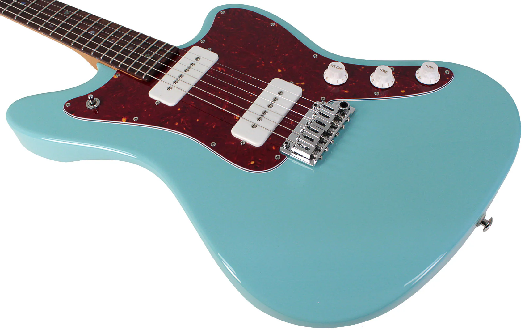 Suhr Select Classic JM Guitar, Roasted Neck, Daphne Blue - Image 4