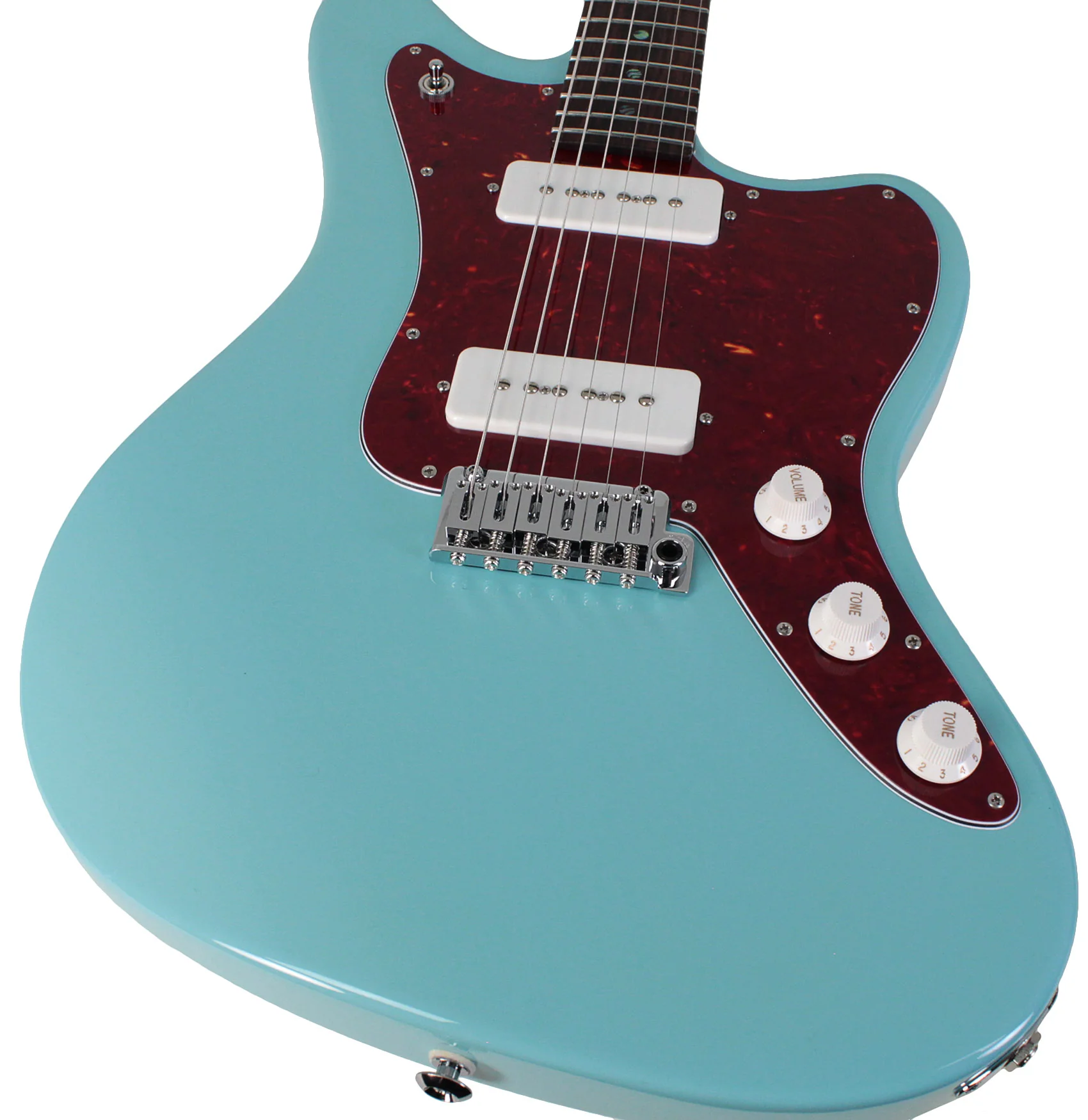 Suhr Select Classic JM Guitar, Roasted Neck, Daphne Blue - Image 6