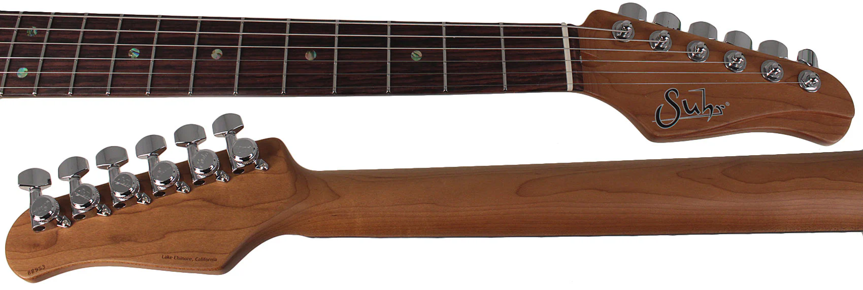 Suhr Select Classic JM Guitar, Roasted Neck, Daphne Blue - Image 8
