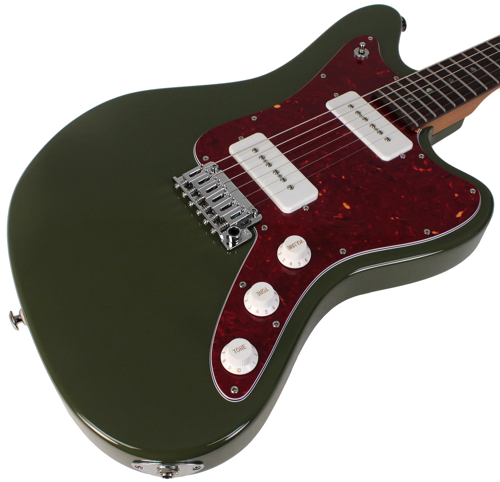 Suhr Select Classic JM Guitar, Roasted Neck, Dark Forest Green - Image 2