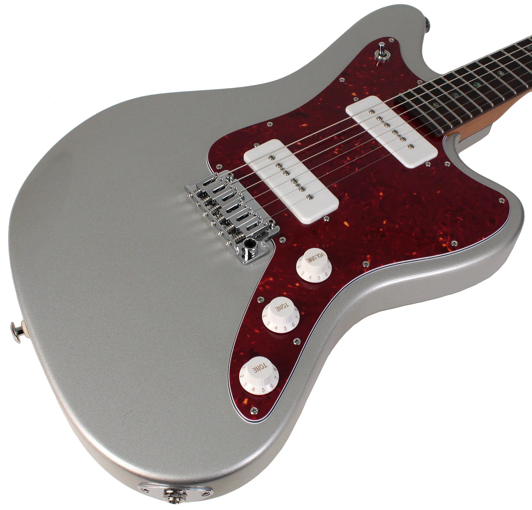 Suhr Select Classic JM Guitar, Roasted Neck, Firemist Silver - Image 2