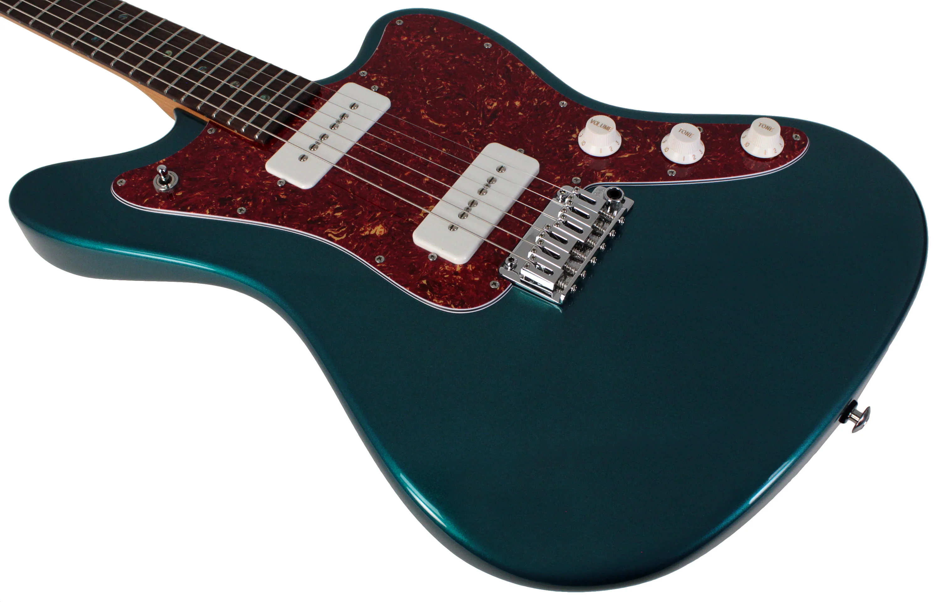 Suhr Select Classic JM Guitar, Roasted Neck, Ocean Turquoise Metallic - Image 4