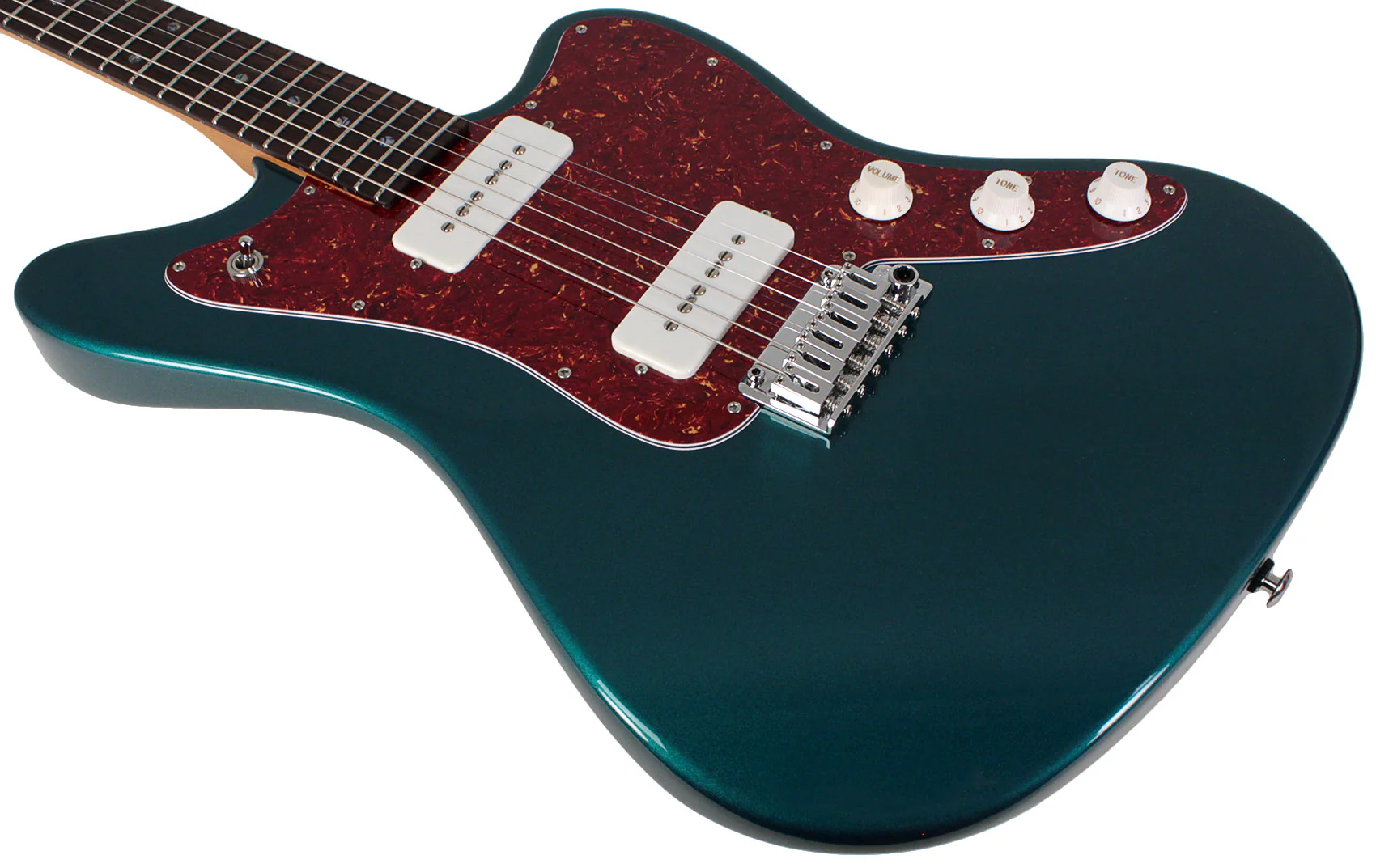 Suhr Select Classic JM Guitar, Roasted Neck, Ocean Turquoise Metallic - Image 4
