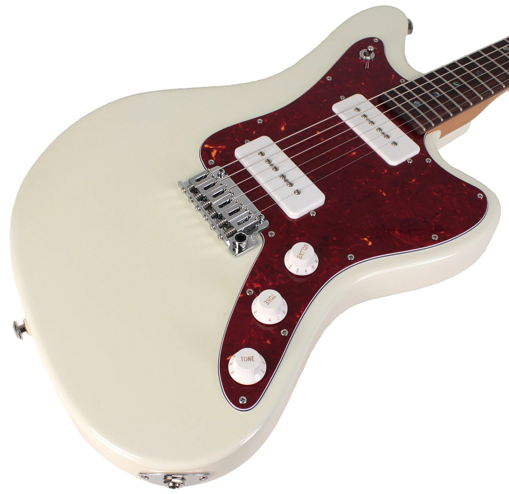 Suhr Select Classic JM Guitar, Roasted Neck, Olympic White - Image 2