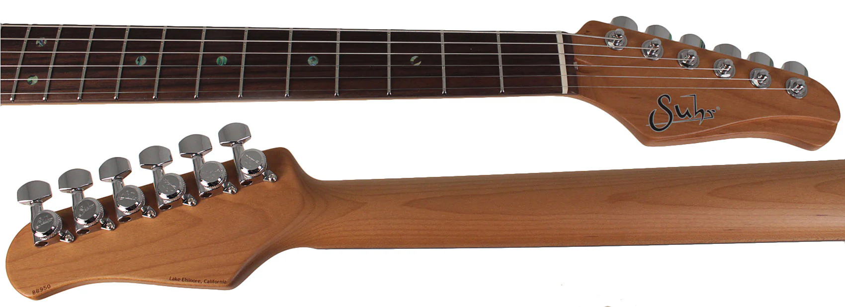 Suhr Select Classic JM Guitar, Roasted Neck, Olympic White - Image 8