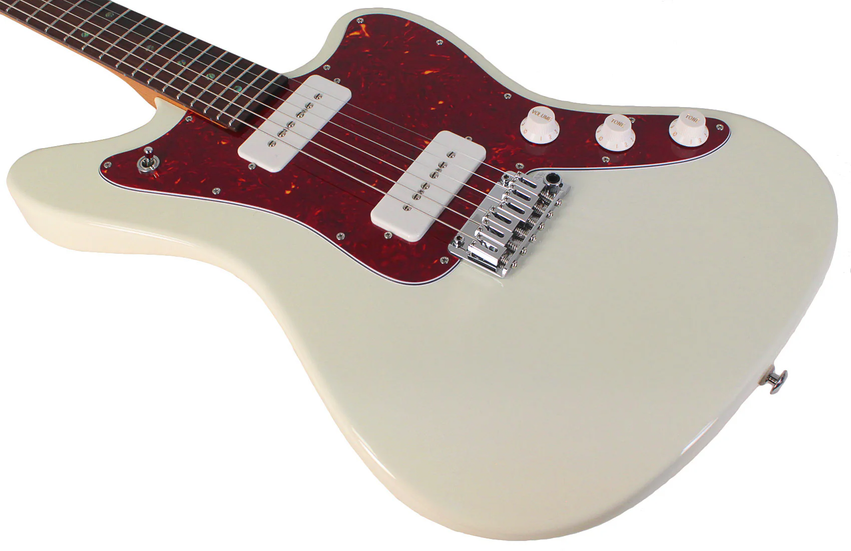 Suhr Select Classic JM Guitar, Roasted Neck, Olympic White - Image 4
