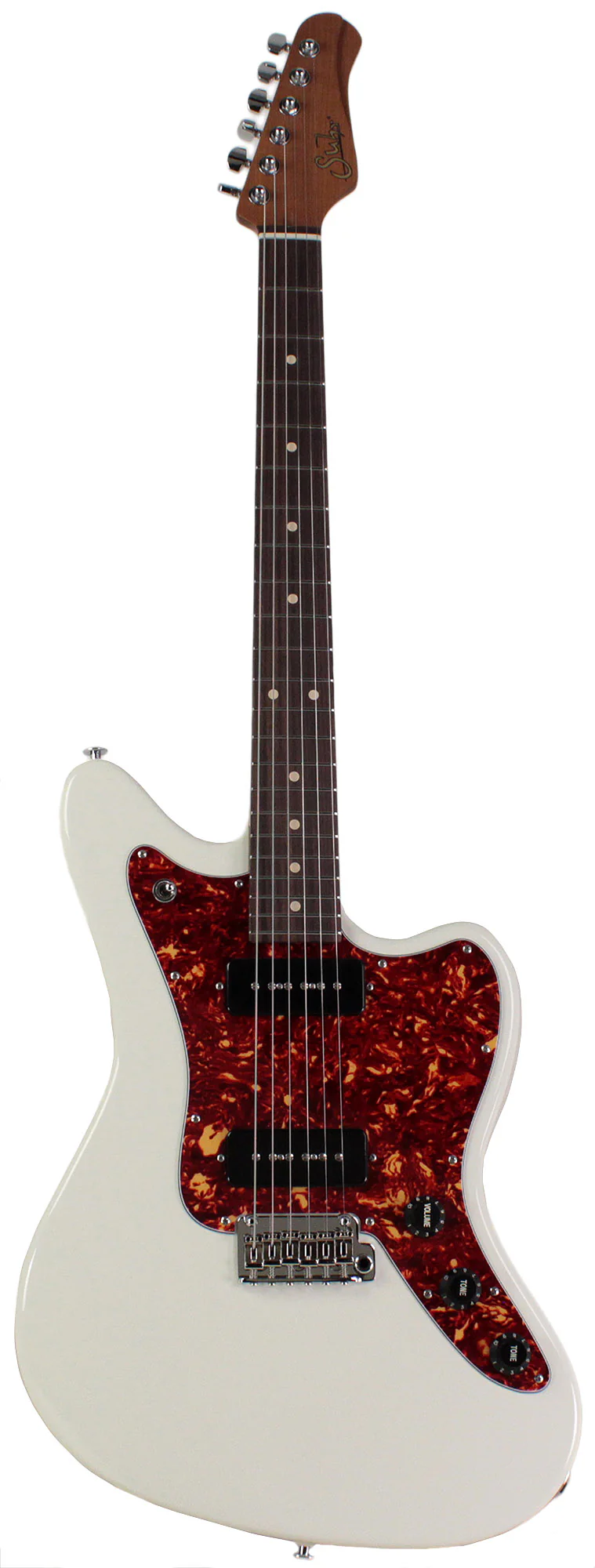 Suhr Select Classic JM Guitar, Roasted Neck, Olympic White, S90, 510